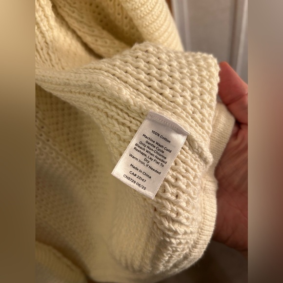 Haven Well Within Organic Cotton Honeycomb Shawl Cardigan - Picture 7 of 8